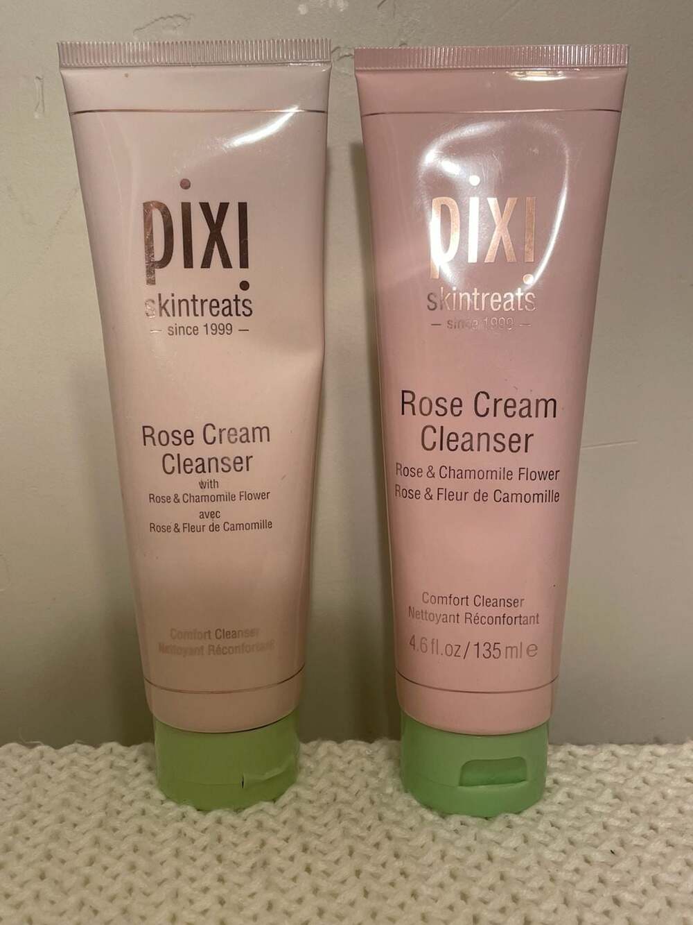 2 Pack Pixi Skintreats Rose Cream Cleanser 4.57 fl oz